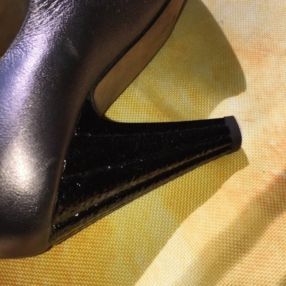 Guiseppe Zanotti pewter comfort style pumps sz 9.5 - Picture 6 of 8